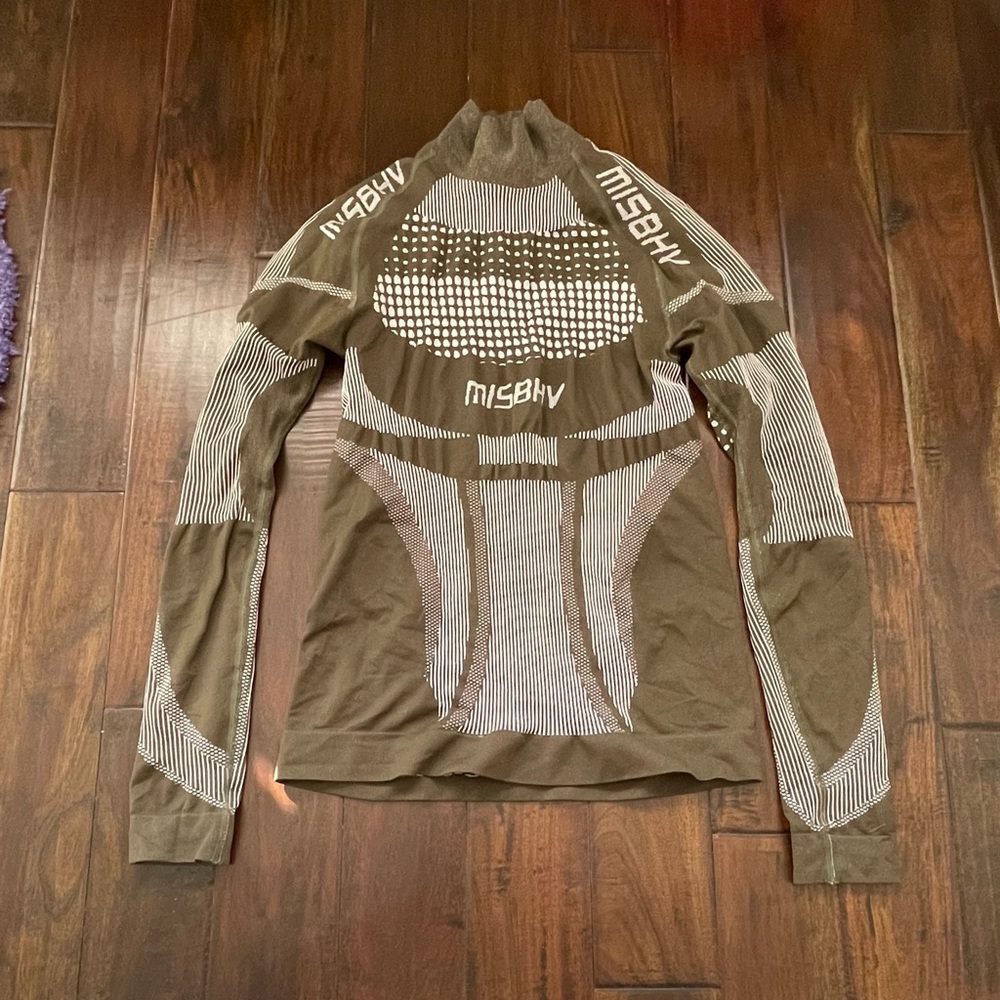 MISBHV Sport Longsleeve in Olive and White